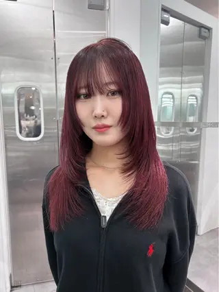 ロング カラー ALBUM所属・Hinata🛸 ボブ美容師のヘアスタイル