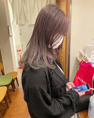 カラー レイヤー/ボブ/ 顔周り/yukinaのヘアスタイル