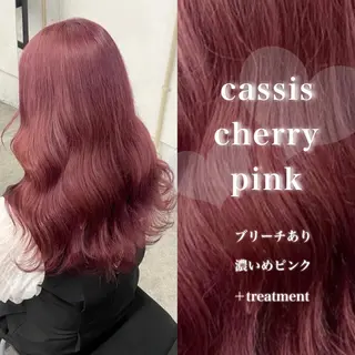 ロング カラー 韓国風艶髪🎀 暖色カラー🤍のヘアスタイル