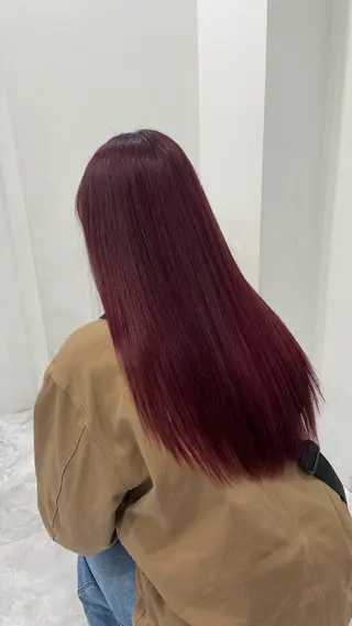 ロング カラー 中韓レイヤー/ ブラウン🤎はやとのヘアスタイル