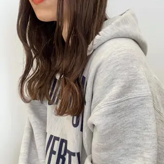 ロング カラー MUKU所属・fuka モデル募集のヘアスタイル