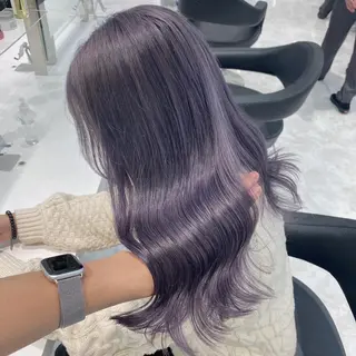 ロング カラー ブリーチなし🌼トレ ンド🌼似合わせのヘアスタイル