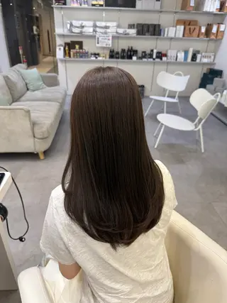 セミロング カラー KNOWHOW/思川 阿耶のヘアスタイル