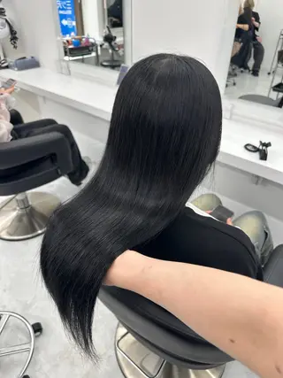 ロング カラー パーマ ヘアアレンジ メンズ キッズ ♥️韓国ヘア レイヤー♥️ゆりのヘアスタイル