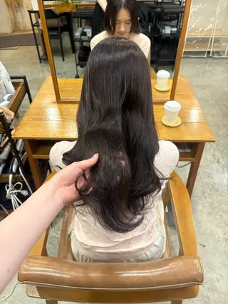 セミロング カラー みゆう🎀ショート ボブ×透明感カラーのヘアスタイル