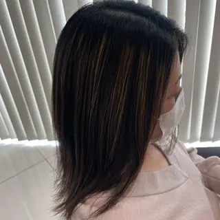 ロング 韓国カラー／エクステ 松戸梨杏のヘアスタイル