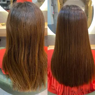 ロング biscohair 髪にドラマを。のヘアスタイル