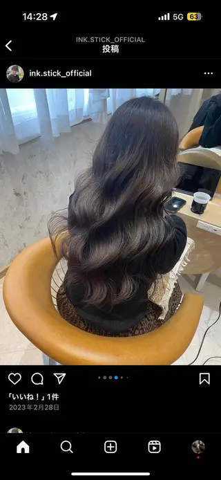 カラー 韓国ヘア/透明感 カラー/金子 愛優のヘアスタイル