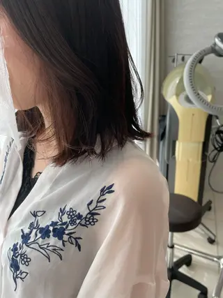 ミディアム 🪴酒井 可南子🪴のヘアスタイル