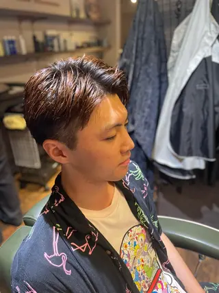 ショート メンズ LoRE hair coordinate 京都駅前店所属・島田 龍生のヘアスタイル