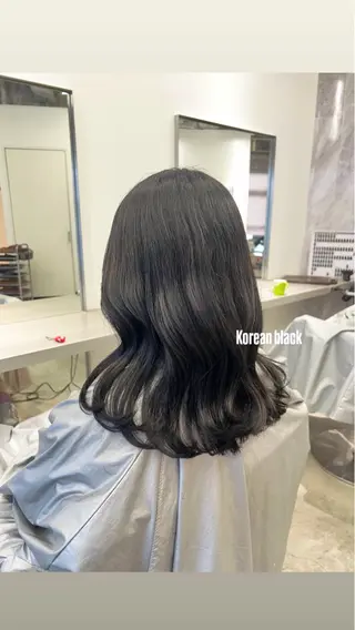 カラー EIGHT　樹梨 ／韓国ヘア🩶のヘアスタイル