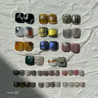 ネイル Aya W【放出店】のネイルデザイン