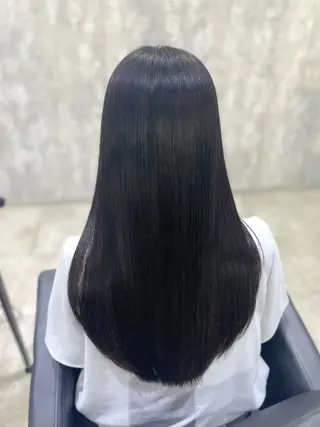 ロング カラー shiori/透明感 /顔周り/髪質改善のヘアスタイル