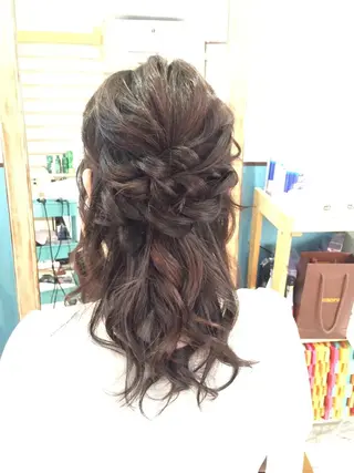 ショート ミディアム セミロング ロング ヘアアレンジ ヘアセット/卒業式 袴着付け✨清水玲歌のヘアスタイル