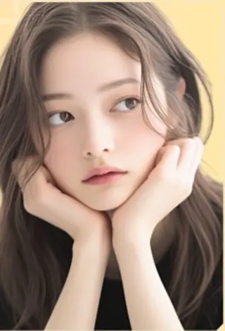 ミディアム 阿部 美津子のヘアスタイル