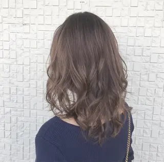 セミロング カラー Hair Resort ALL BLue所属・細貝 舞利のヘアスタイル