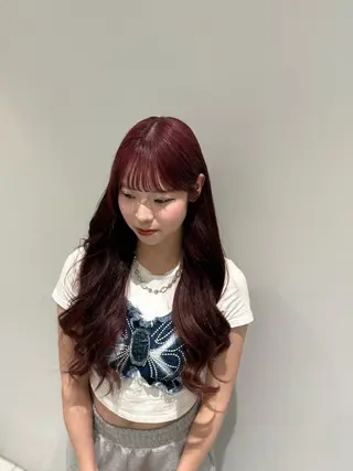 ロング ヘアアレンジ 野田 来瑠美のヘアスタイル