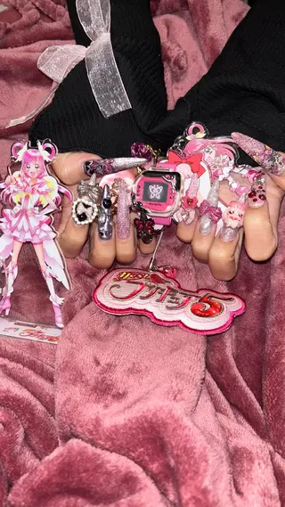 ロング Re:lith所属・猫夢 にゃむのネイルデザイン