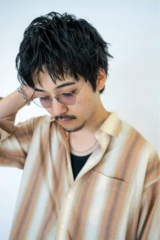 メンズ ルカ/ ニュアンスヘアのヘアスタイル