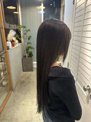 ロング カラー ブリーチカラー/ 透明感/aika¨̮のヘアスタイル