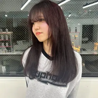 ロング カラー エフェクトブリーチ／ レイヤーカット／翔のヘアスタイル