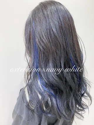 ロング 横浜🍒ルーツカラー エクステ／RIEのヘアスタイル