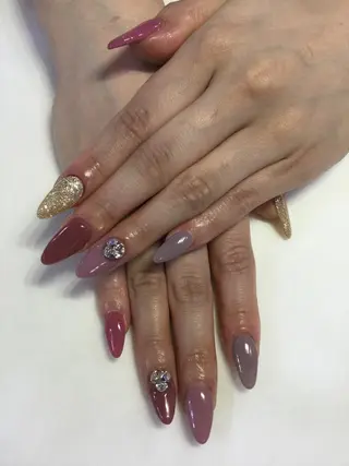 ネイル 💎🐰 saki. m 🐰💎のネイルデザイン