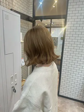 ミディアム カラー Sara newi 🎀透明感🎀のヘアスタイル