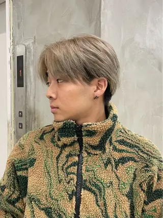 カラー メンズ メンズカット パーマ[佐橋]のヘアスタイル