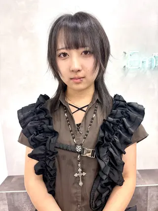 ミディアム GARTE所属・ゲンキ /カットモデル募集のヘアスタイル