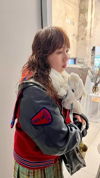 ロング パーマ 抜け感ショート パーマ/緒方椋のヘアスタイル