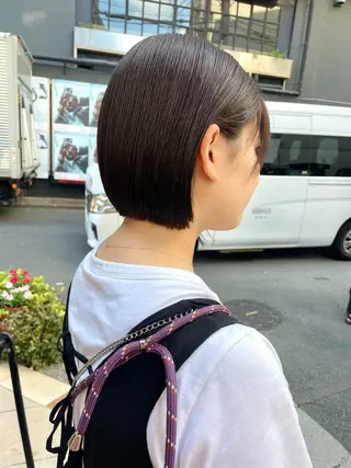 ショート カラー ボブヘアカット Rikapi❤️のヘアスタイル