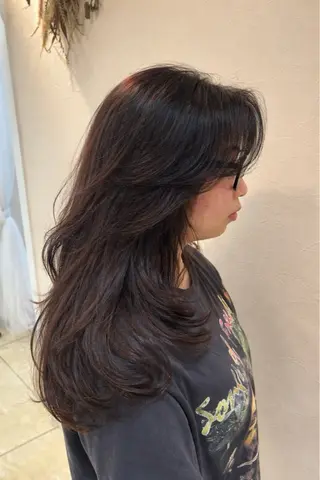 ロング 海外ヘア/透明感ヘア 湘南台/hinakoのヘアスタイル