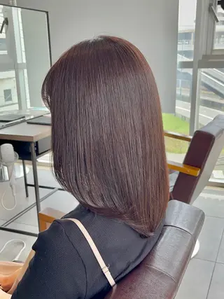 セミロング カラー AKARI🌟ボブ/ ハイライト/似合わせのヘアスタイル