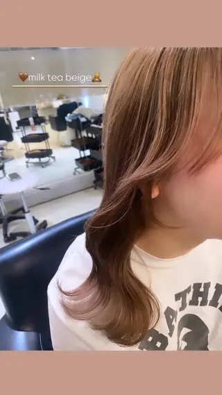 ミディアム カラー Gran addict所属・狗巻彩羽 (イヌマキイロハ)のヘアスタイル