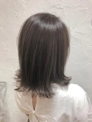 ミディアム カラー tocca八王子 AYAKAのヘアスタイル