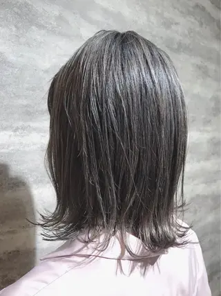 ミディアム カラー 🫟Blanco🫟 Color&Careのヘアスタイル