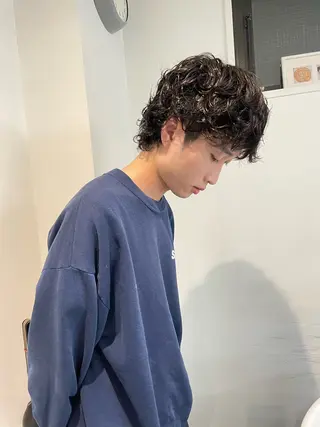 パーマ メンズ pole所属・【pole】 minaのヘアスタイル