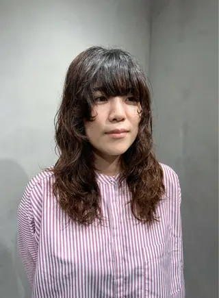 ロング 🐺立川のウルフ屋 さん🐺おかみ🐺のヘアスタイル