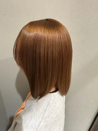 ミディアム 吉荒 璃子のヘアスタイル