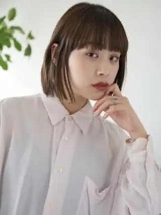 カラー LUVISM りきカットモデル募集のヘアスタイル