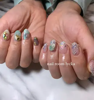 ネイル ﾈｲﾙﾙｰﾑﾘｯｶ 𝐦𝐚𝐲𝐮のネイルデザイン