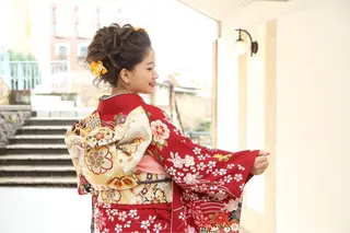 セミロング カラー 韓国×髪質改善💊 似合わせ/武田涼のヘアスタイル