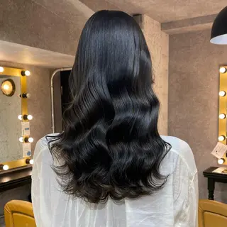 ロング カラー レイヤー🤍 ベージュ🤍　聖奈のヘアスタイル