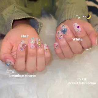 セミロング toranomon enailのネイルデザイン