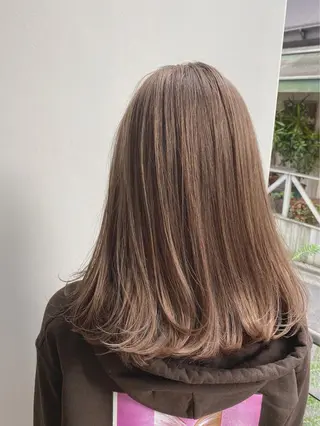 セミロング カラー ヘアアレンジ ✨ハイクオリティ✨ 山本香也のヘアスタイル