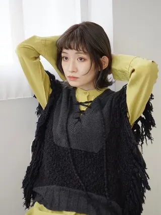 ショート カラー 高梨 菜々のヘアスタイル