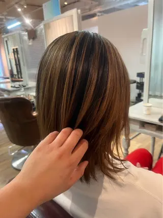 カラー カット/ブリーチ/パ ーマ⚡️ひりゅう⚡️のヘアスタイル
