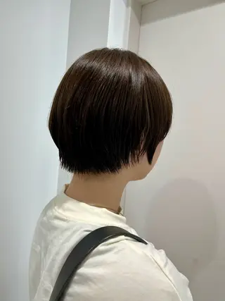 ショート モテヘア/グレージュ /ボブ/前原汐🎐のヘアスタイル