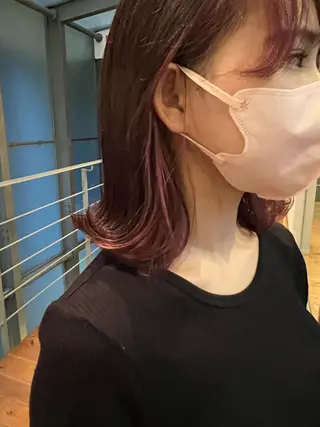 ミディアム カラー Lond luce心斎橋所属・🍀小川大輔🍀 ボブ/ブリーチ🥇のヘアスタイル